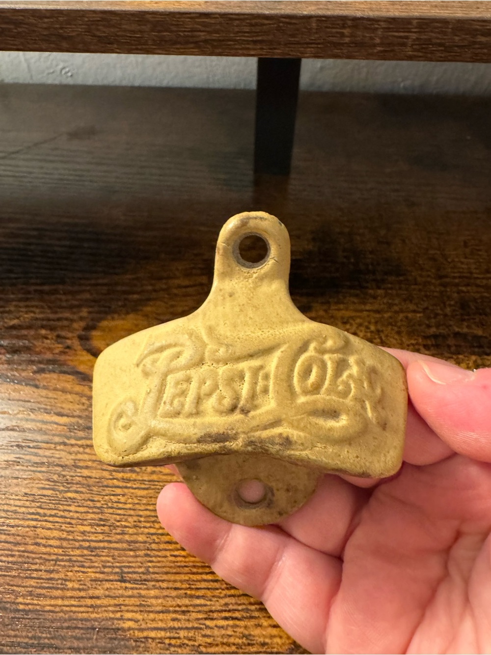 Vintage Pepsi Cola Metal Bottle Opener - Painted